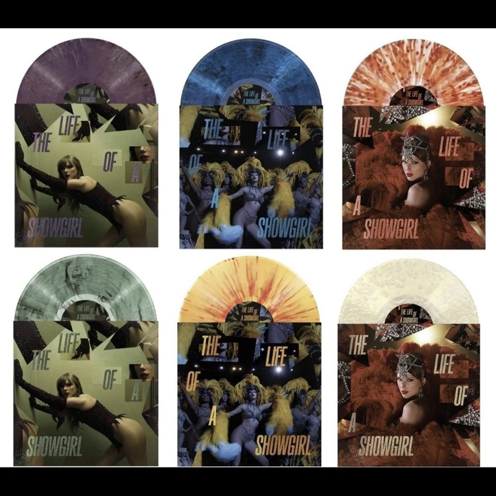 Taylor Swift The Life of A Showgirl Six Vinyl Bundle - Exclusive Variants